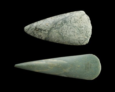 Asce di giada, periodo neolitico (Europa centrale), c.5500-c.1800 a.C. da Neolithic